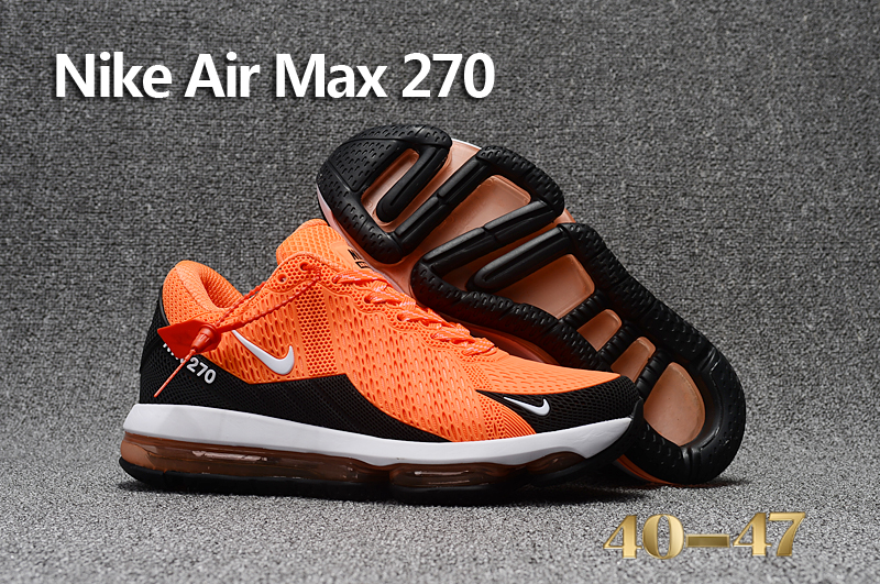 Nike Air Max Flair Orange Black Shoes - Click Image to Close